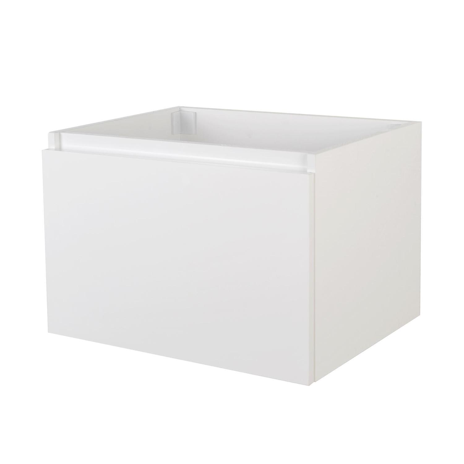 Metro Wall Hung Vanity 600mm White
