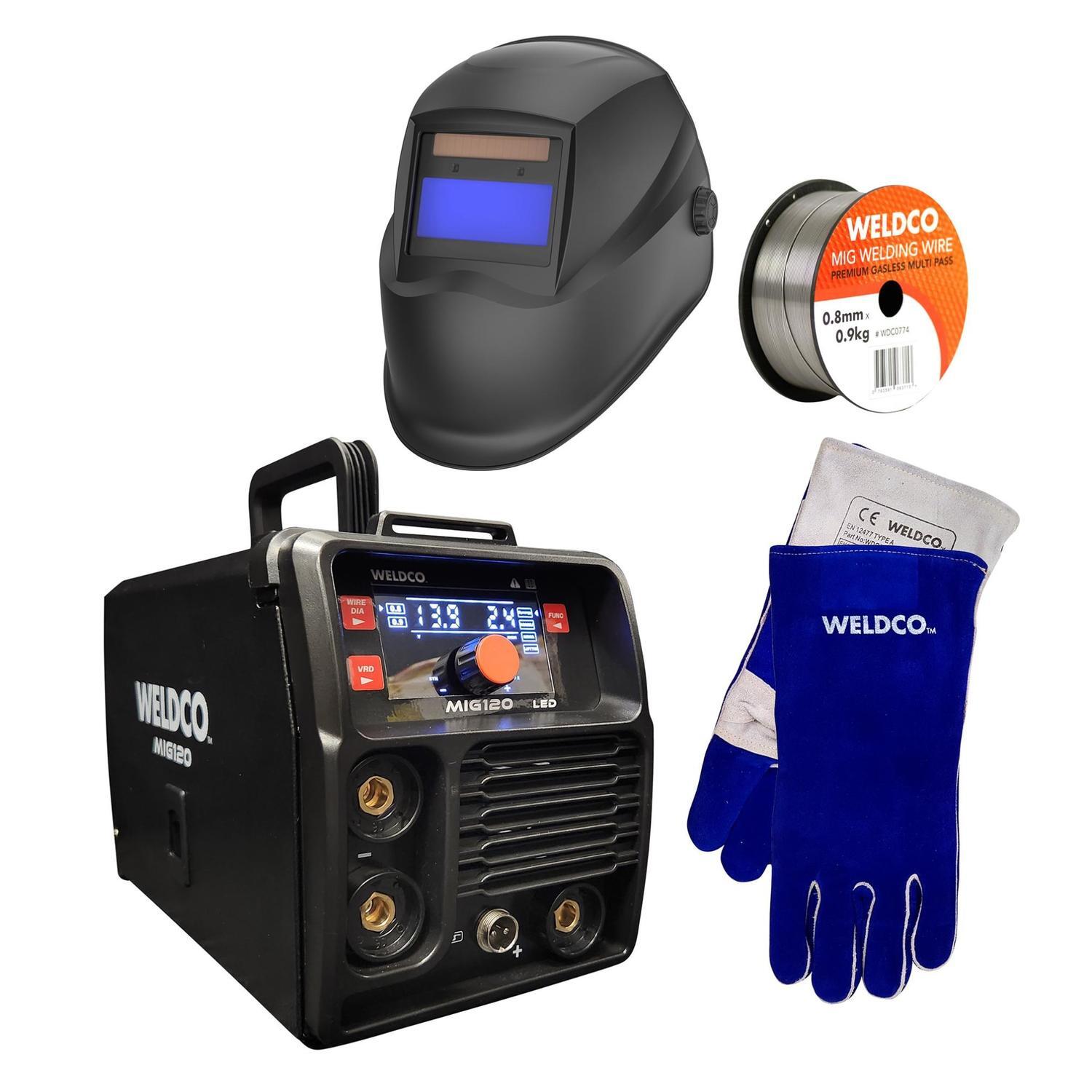 Mig Welder Combo MIG120 Black