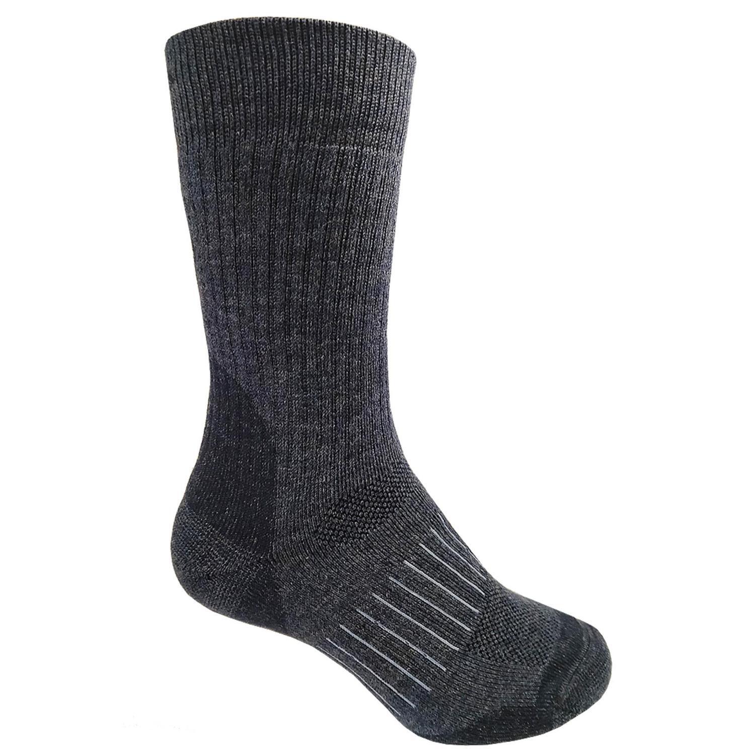 Technical Merino crew  Small Navy Melange