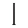 Aluminium Flanged Post 100x100x1300mm Black