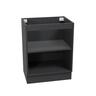 Floor Standing Vanity Open Shelf Cabinet 600mm Matte Black