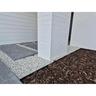 Aluminium Paver Edging 75mm x 2000mm Black