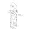 Ladder Climbing Santa W:650mm, H:1800mm