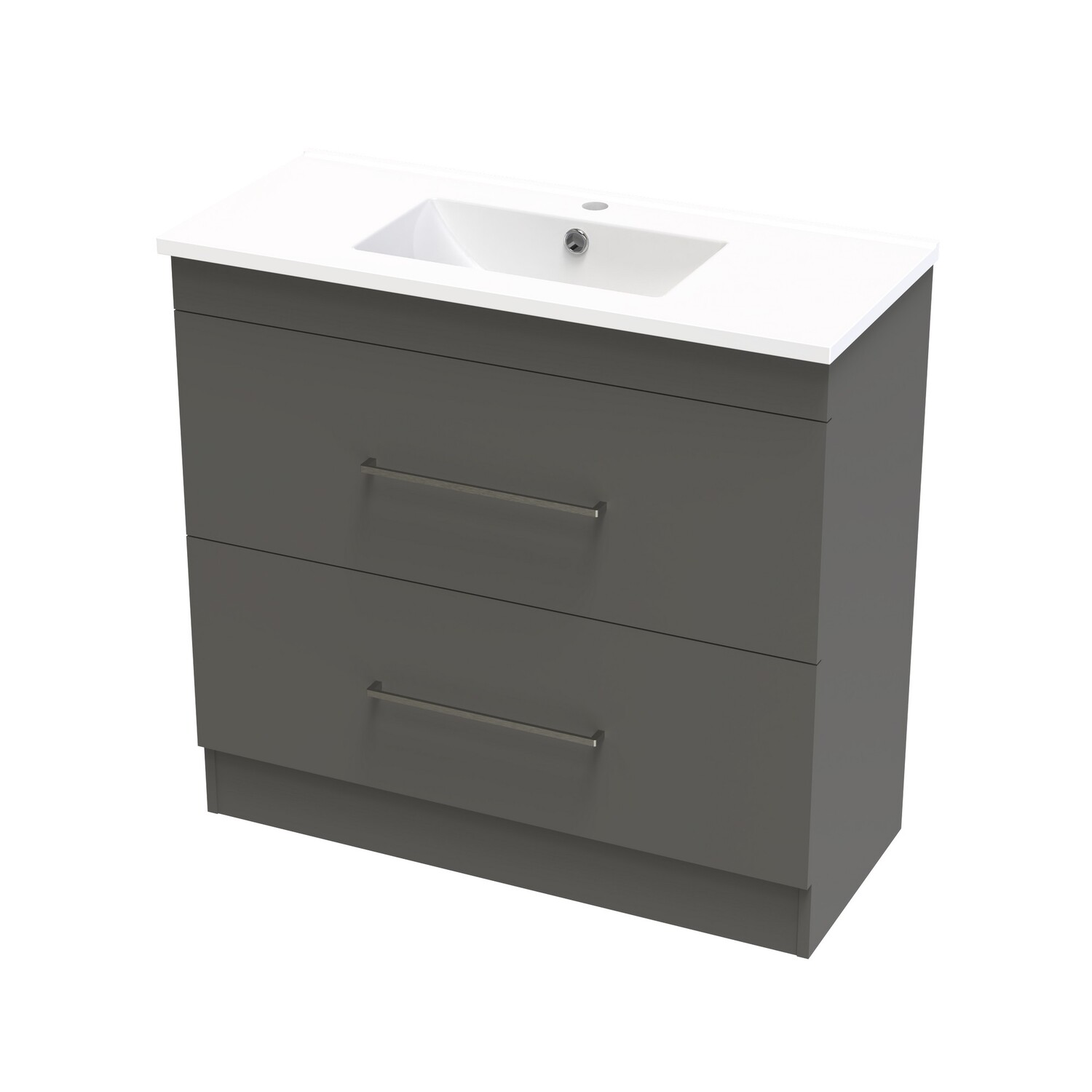 Cashmere Slim 900 Double Drawer Floor Colour