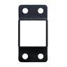 Aluminium Modern Picket Panel Brackets, Pack of 4  W: 48mm, H: 95mm, D: 30mm Grey