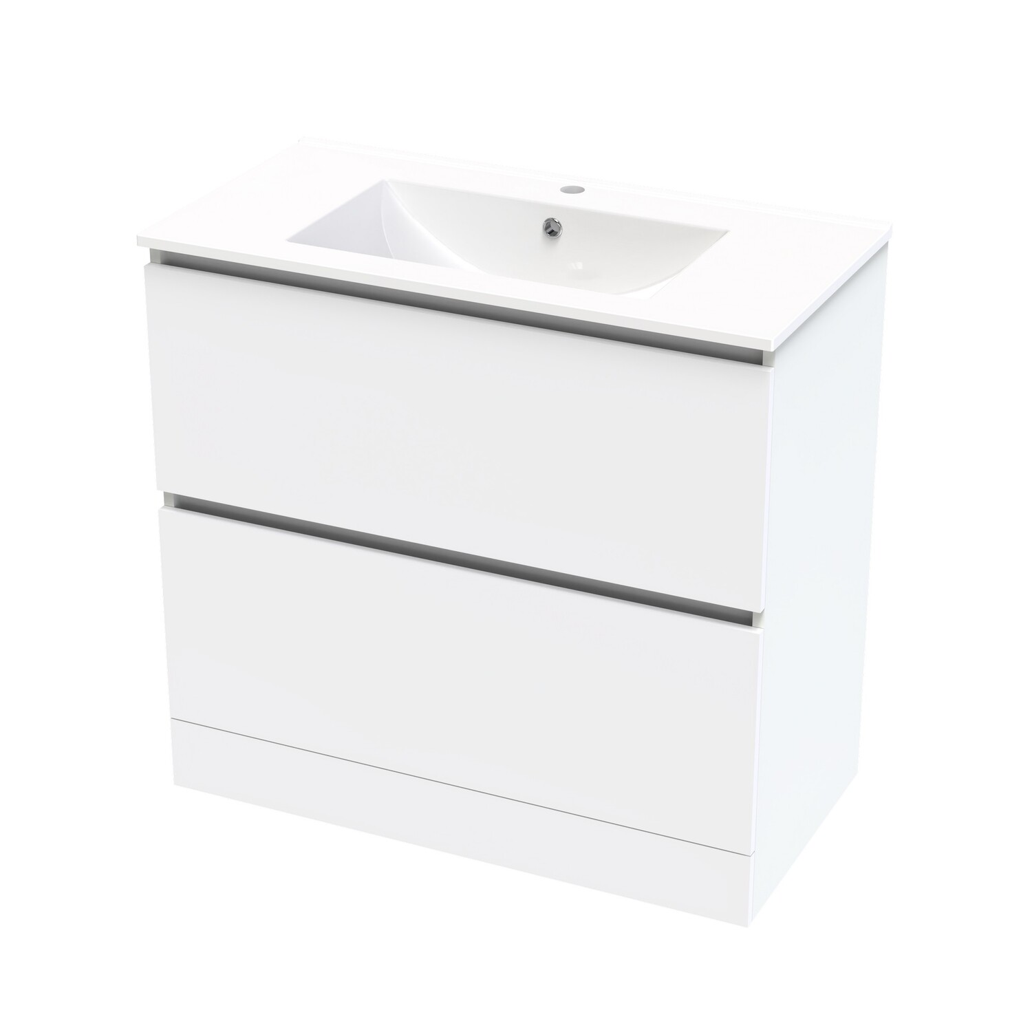 Double Drawer Floorstanding Vanity