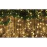150 LED Solar String Curtain Light 2m Warm White