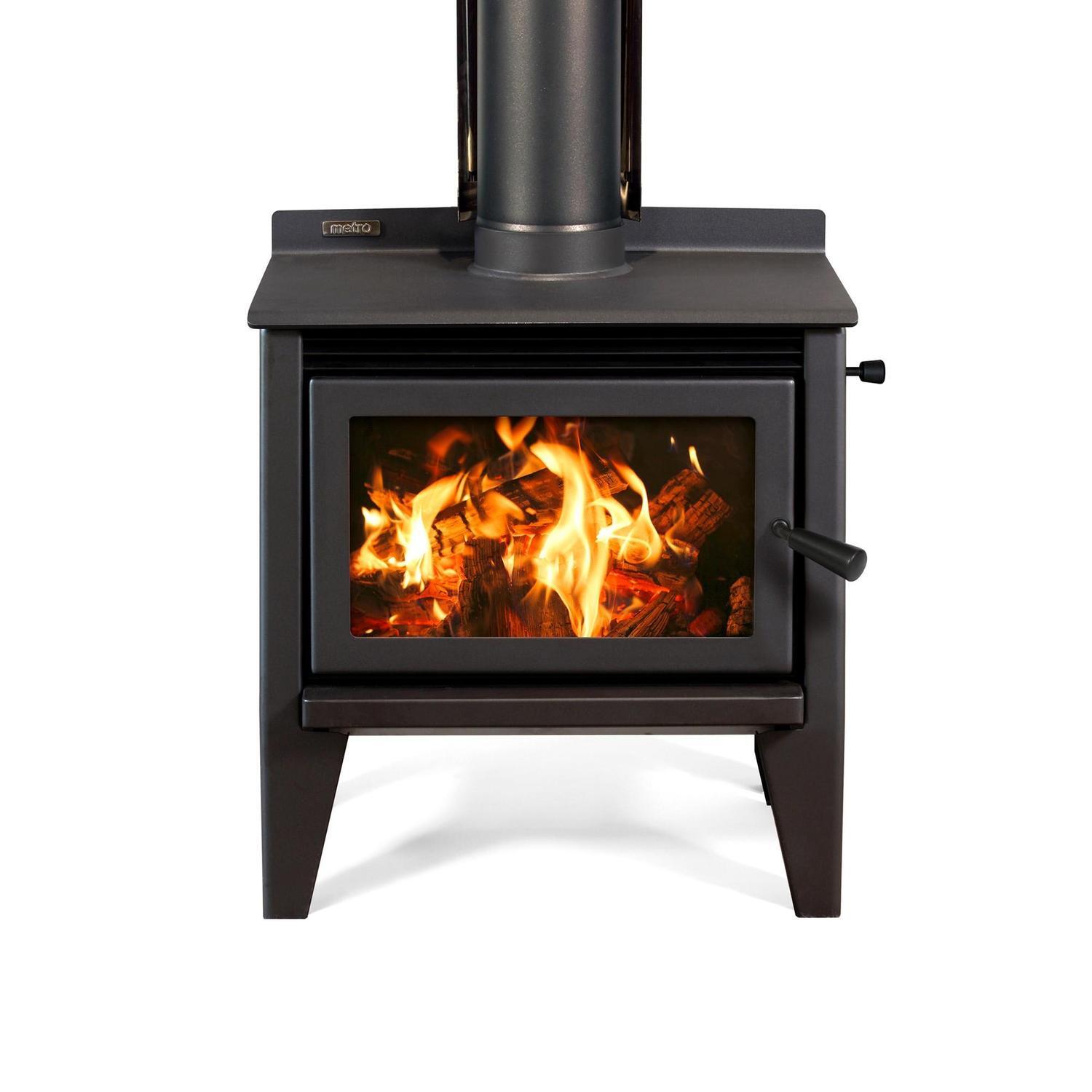 Wee Rad Leg 15kW Wood Fire and ECO Flue Kit