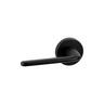 Passage Lever Handle Set Black Finish
