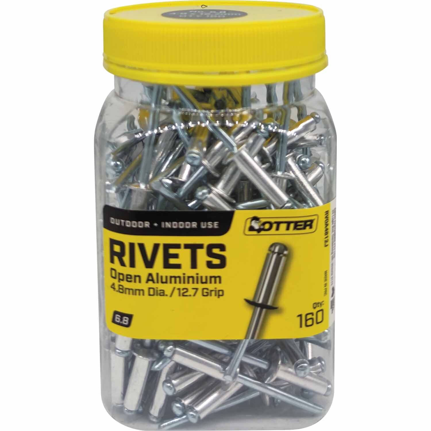 Blind Rivets 6.8 Jar of 160