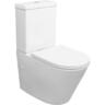 Evora Rimless Back to Wall Toilet White White