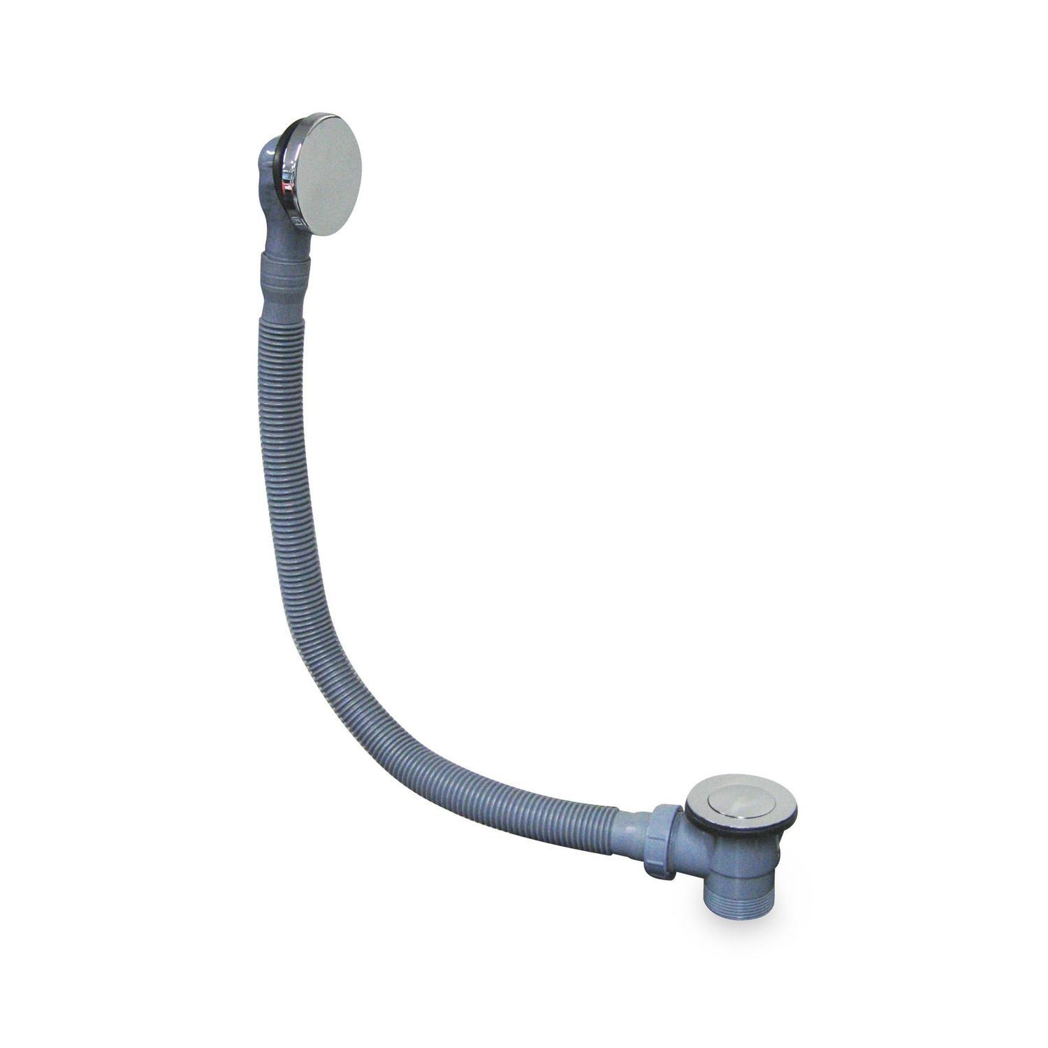 Bath waste - Click up 40mm with Overflow