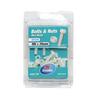 Bolt & Nut Hex Head M6 x 25mm, pack of 17 Nylon