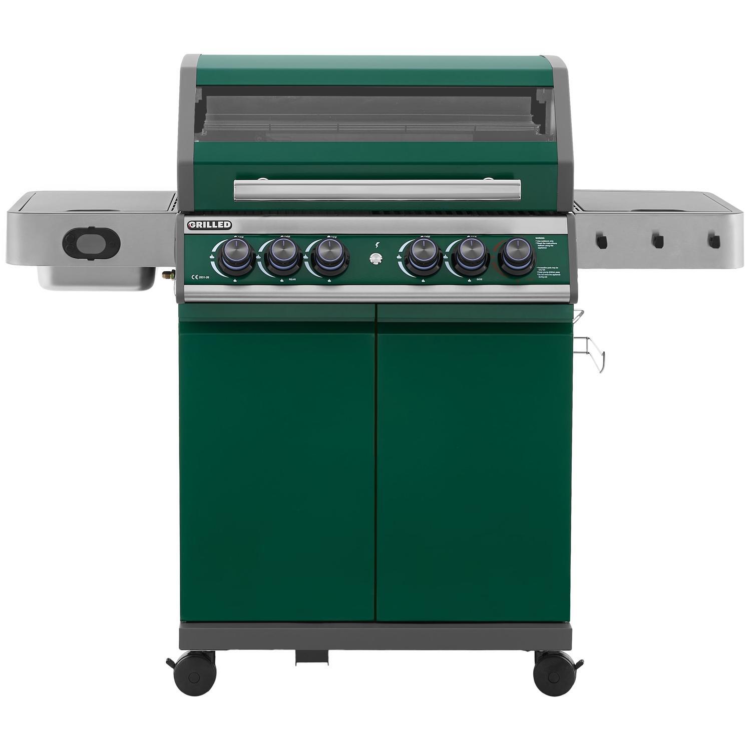 Boston 4 Burner Dark Green