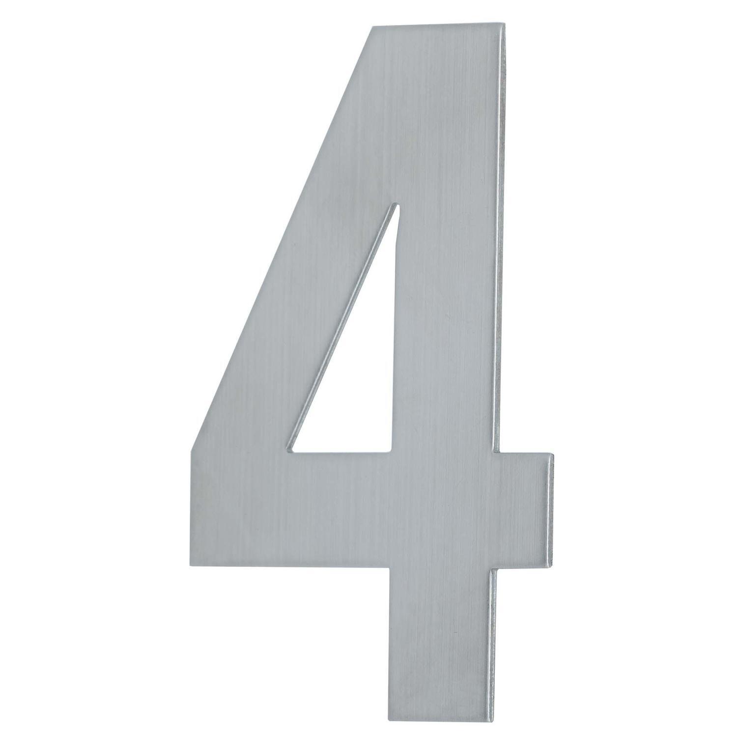 House Number FOUR '4' - Concealed Fix