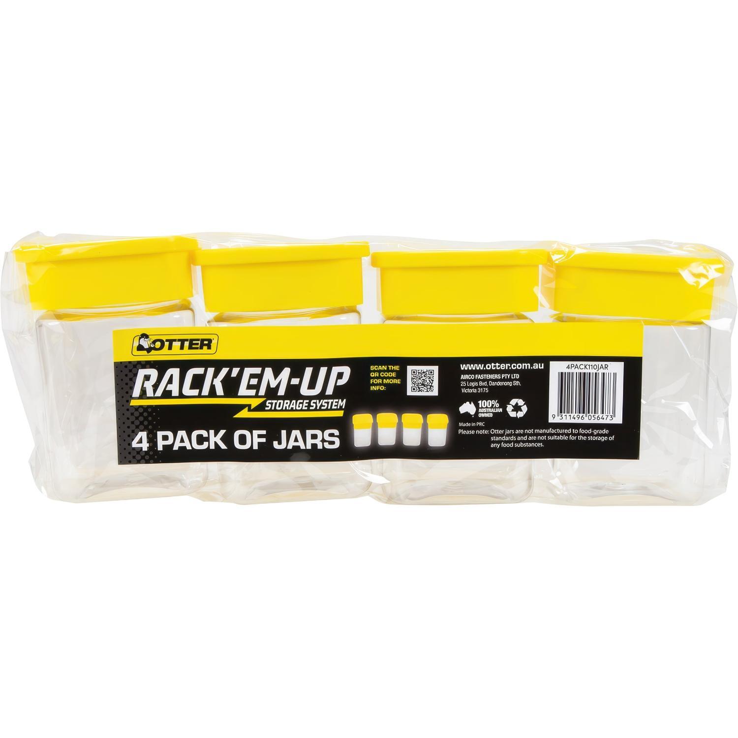 Rack'em Up Jars 110mm Pack of 4