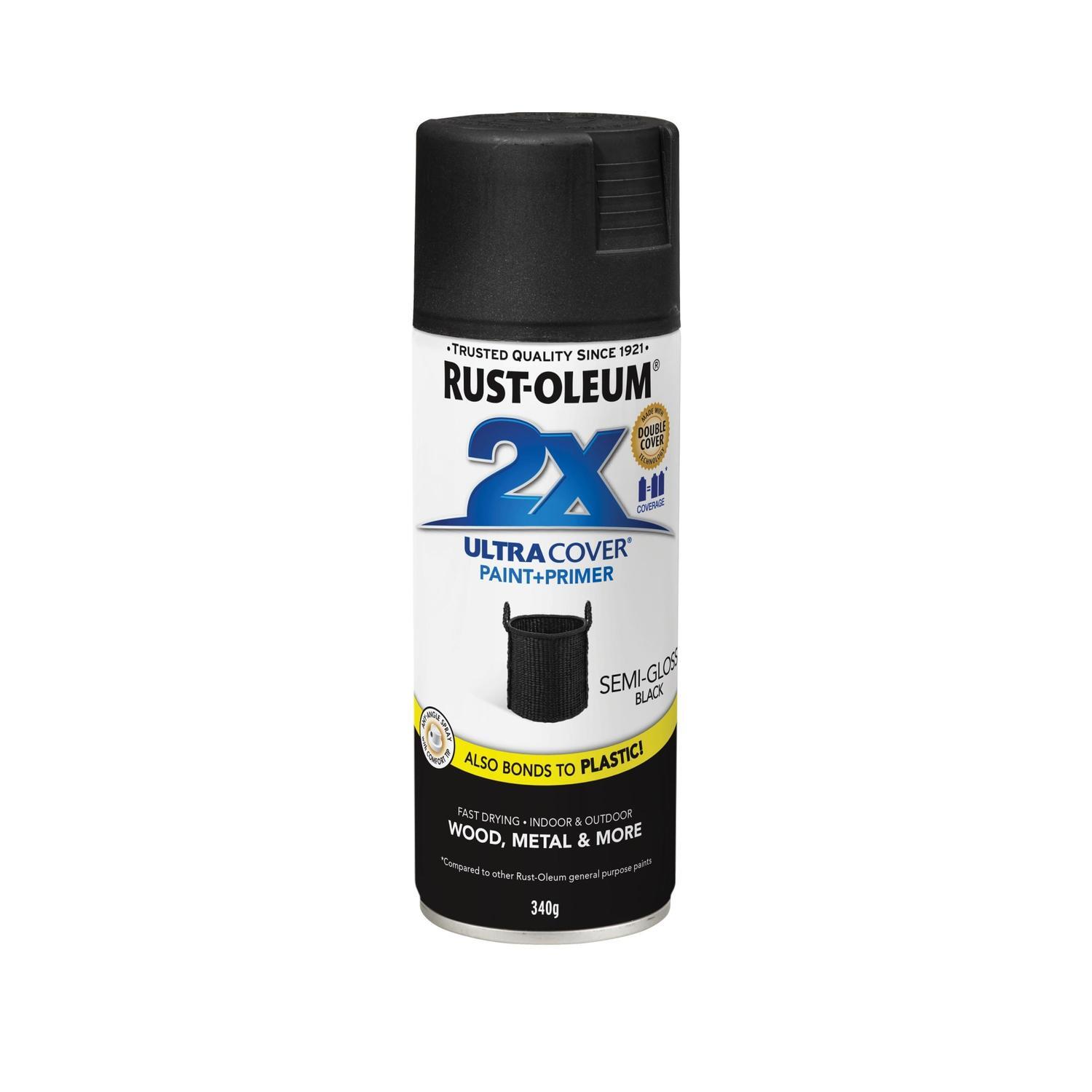 Spray Paint Semi-Gloss Black