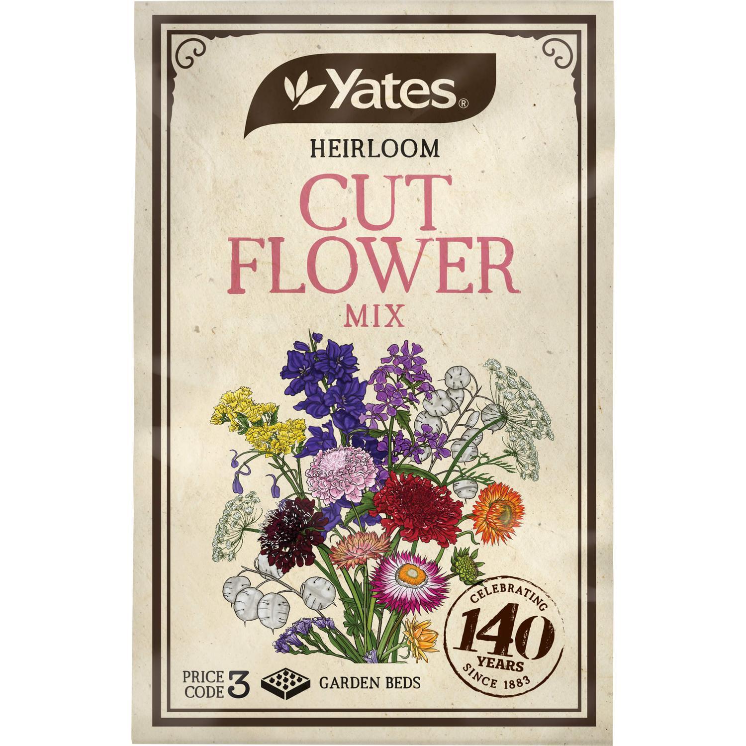 Heirloom Seeds Cut Flower Mix