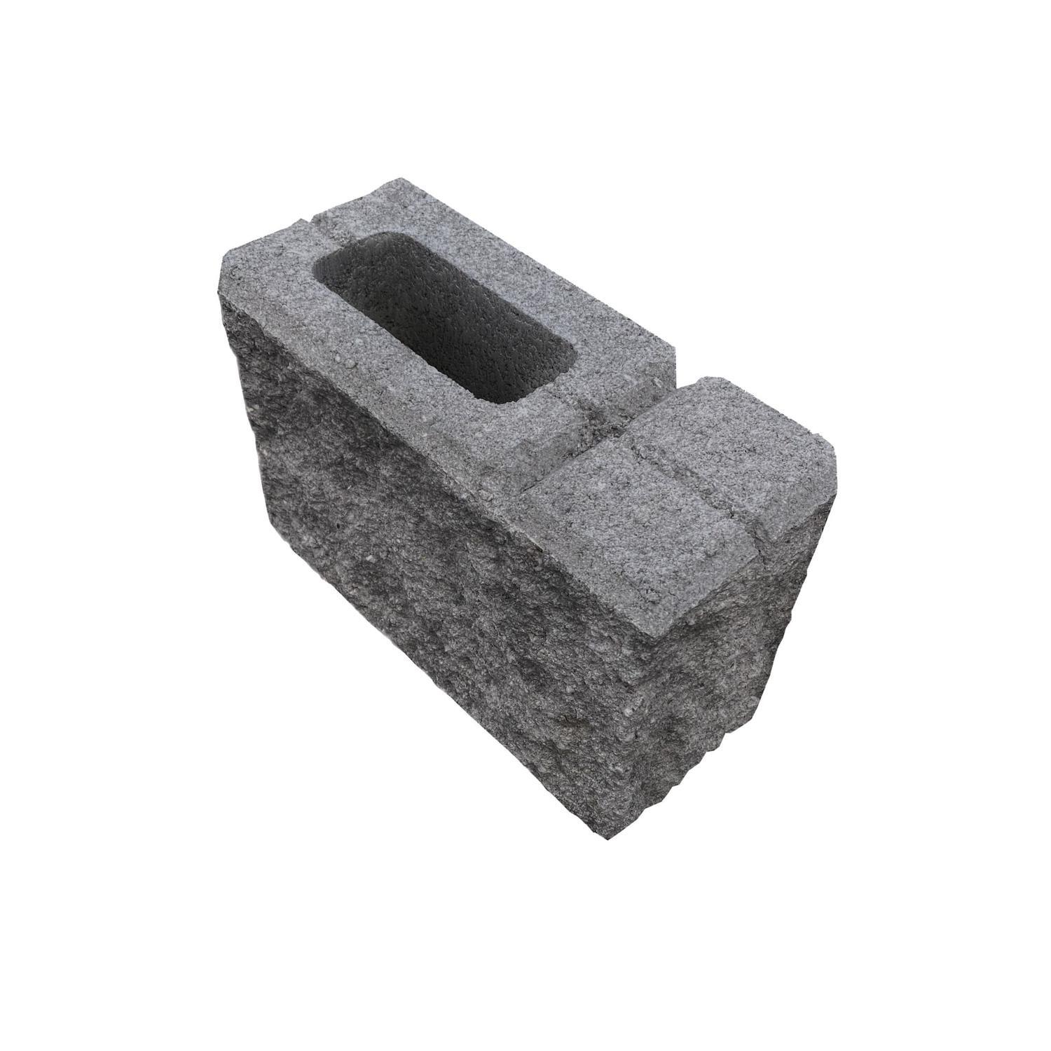 Retaining Wall Block H: 200mm, L: 340mm, D: 145mm Boulder