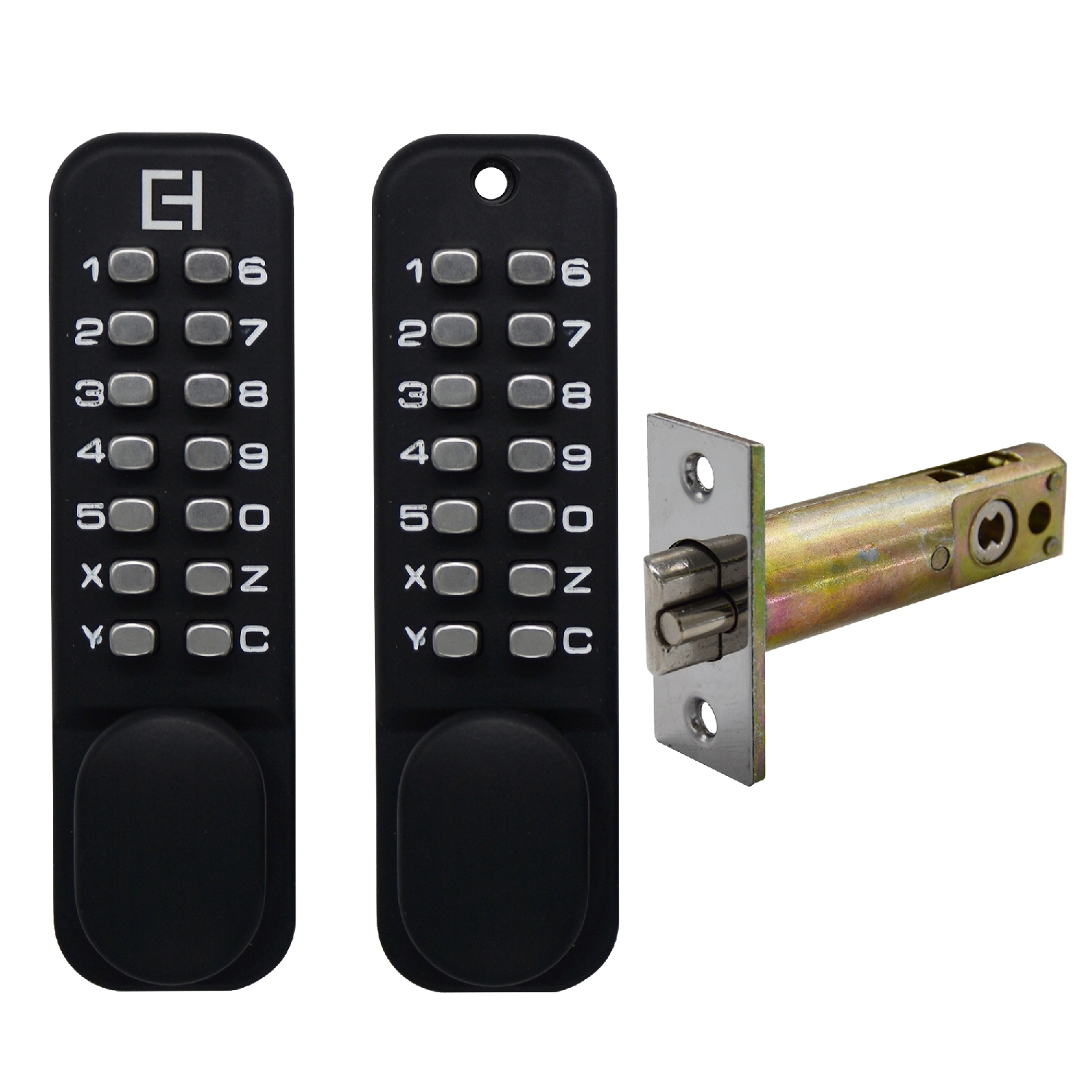 Digital Lock with Double Mechanical Keypad & Tubular Lock