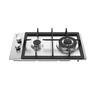 30cm Gas Hob Two Burners Stainless Steel