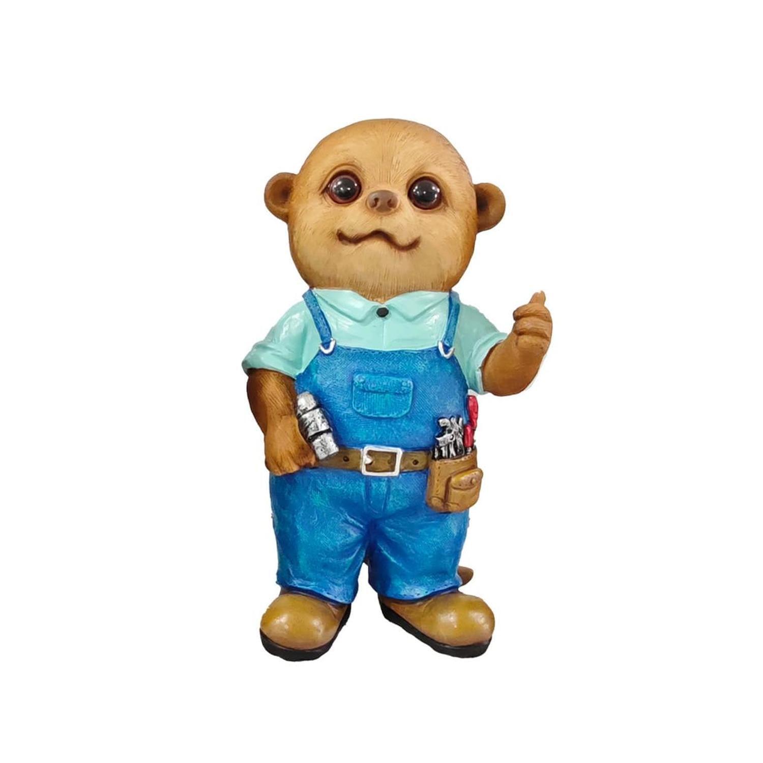 Adventurer Meerkat Garden Ornament