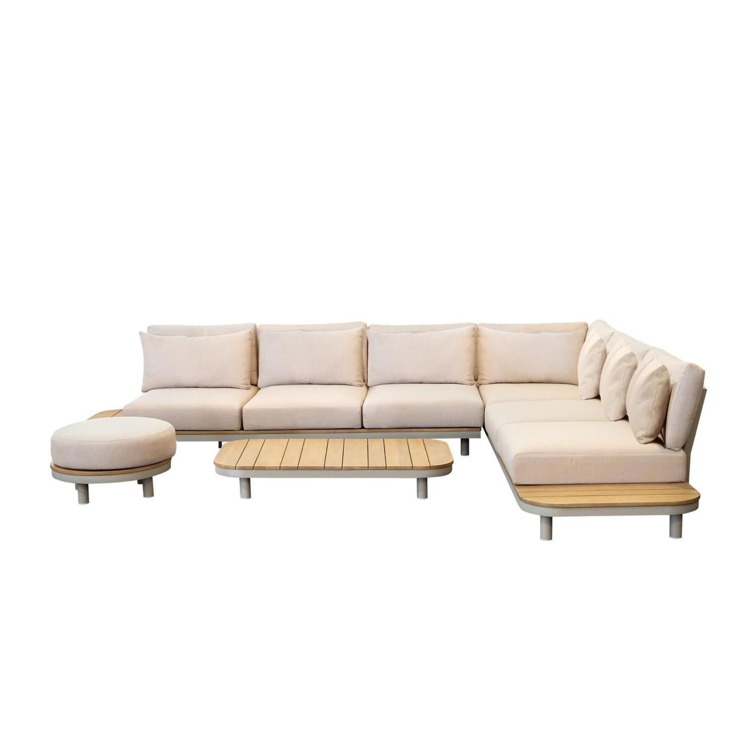 Huntington Outdoor Corner Lounge Setting