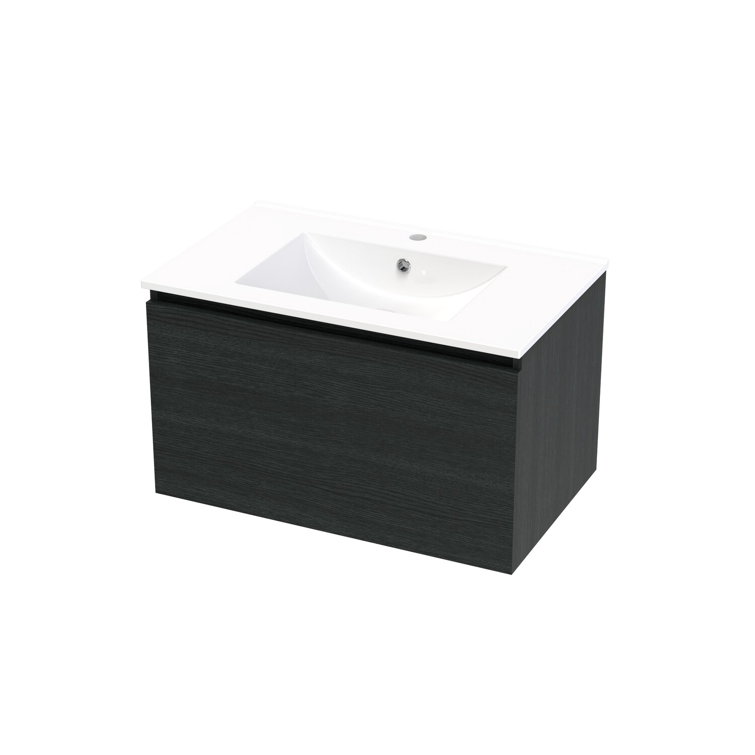 Single Drawer Wall Hung Vanity
