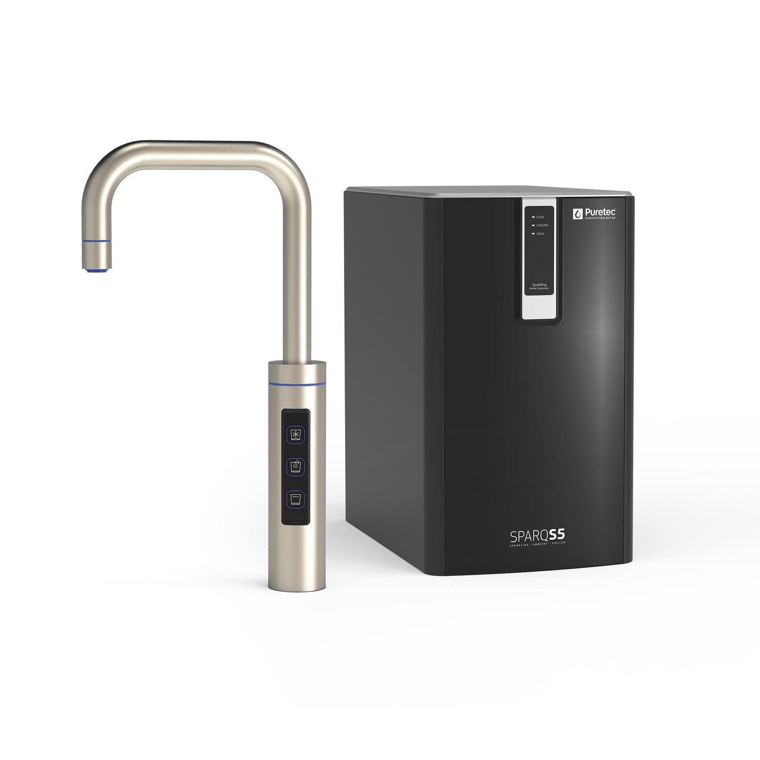 Gooseneck LED S5 Tap  Brushed Nickle