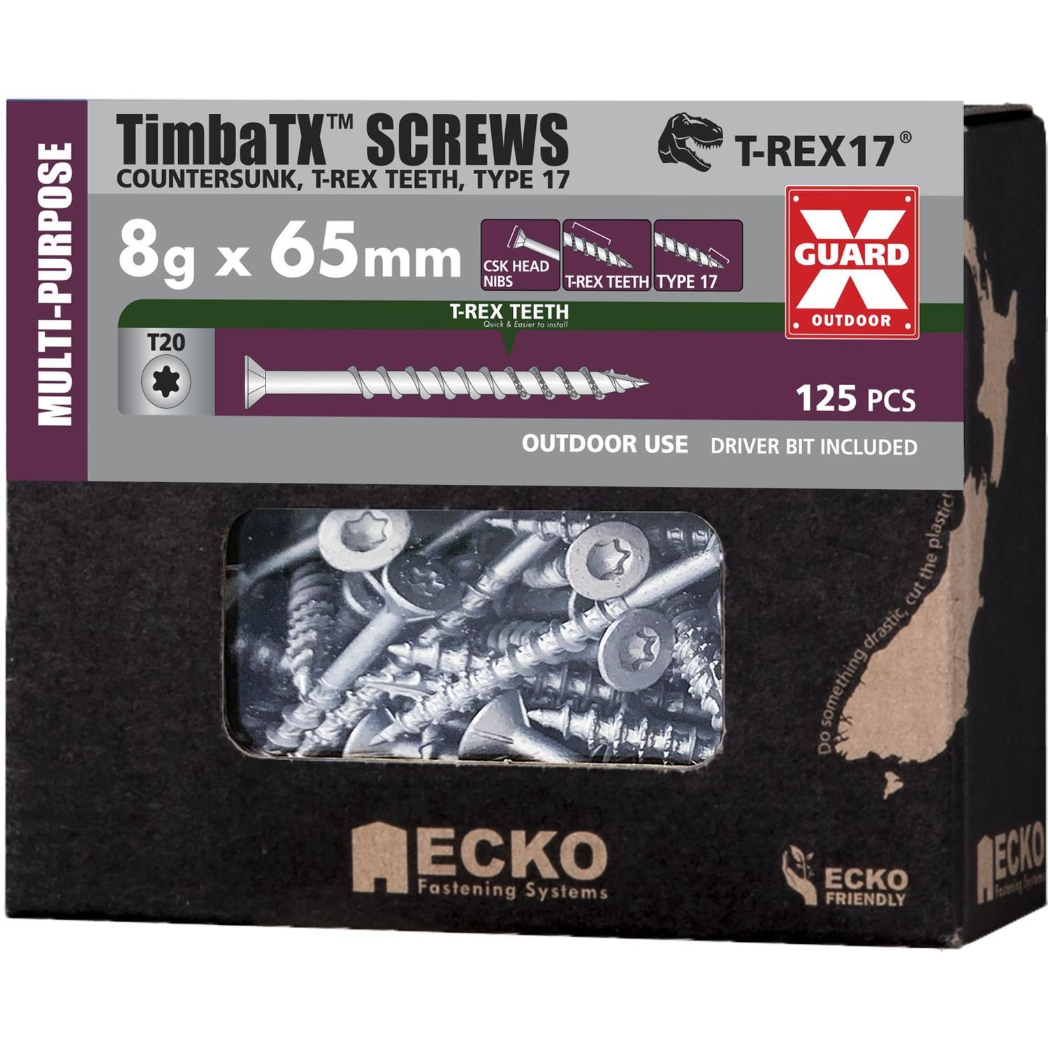 TimbaTX™ Multi-Purpose Screws OutDoor XGuard