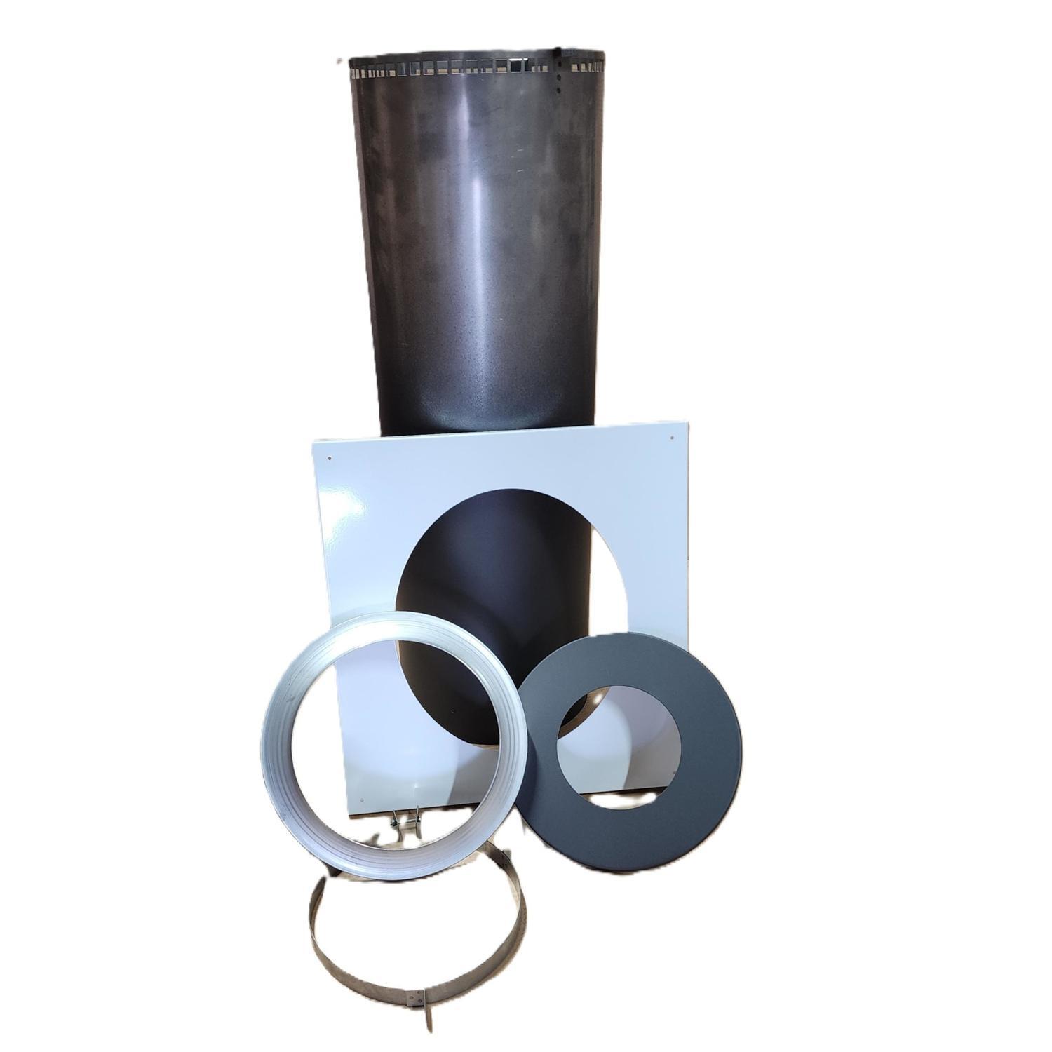 Sloping Ceiling Kit 0 Degree Metallic Black