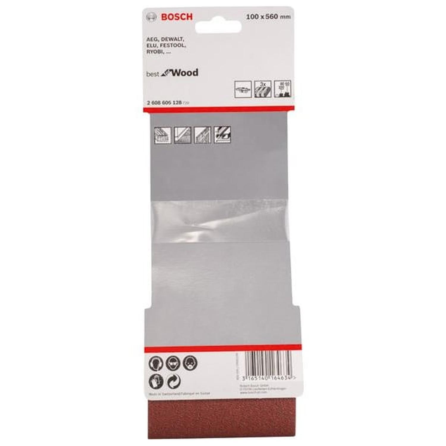 Sanding Belt Mixed Grit 3PK 100 x 560mm