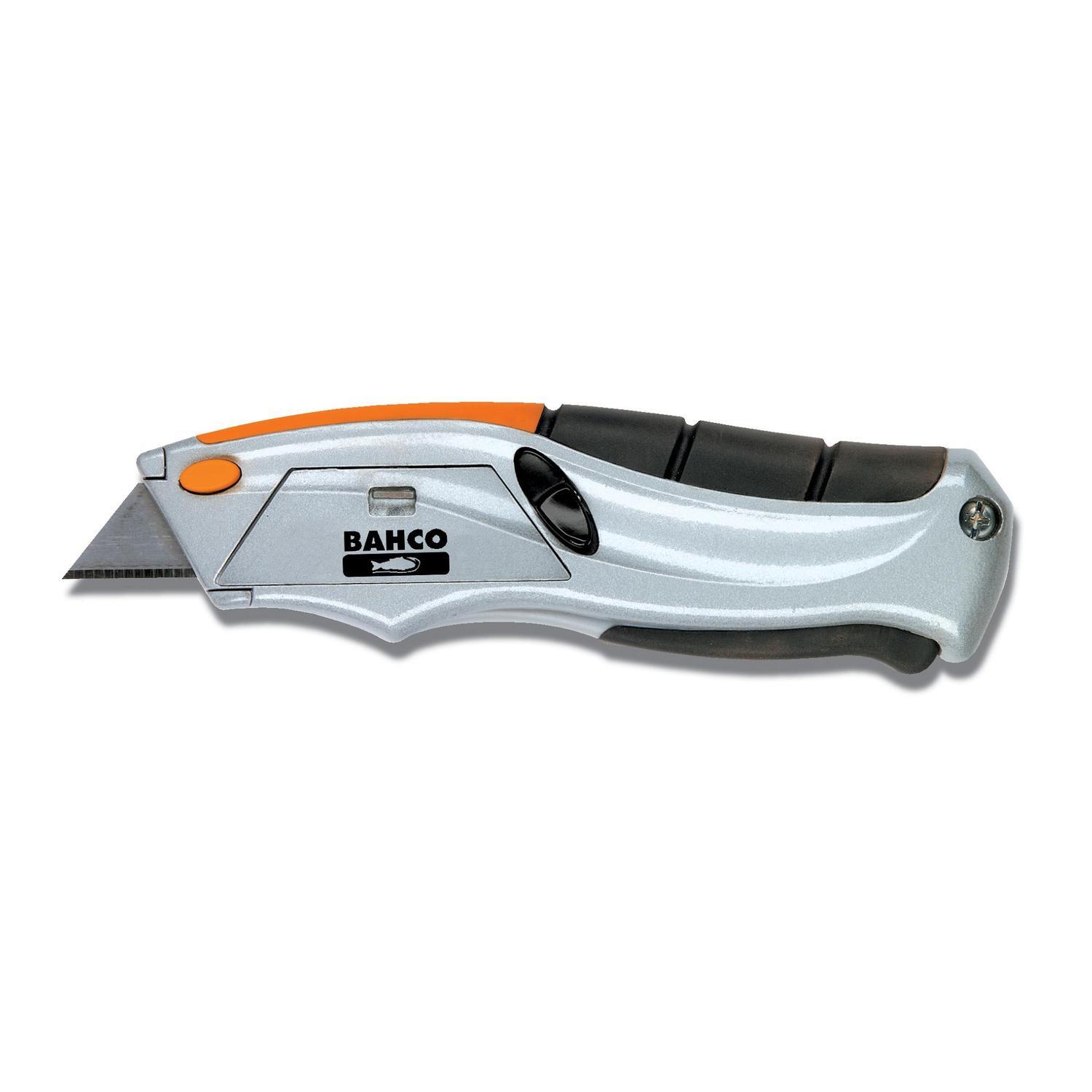 Squeeze Retractable Utility Knives with Rubber Grip.