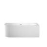 Freestanding Back to Wall Right Corner Bath 1600 mm White