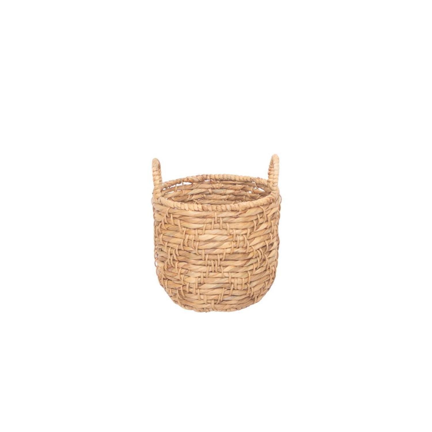 Indoor Water Hyacinth Lea Basket S