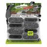 Rectangular Clear Sleeve Glides with Marine Grade Berber
