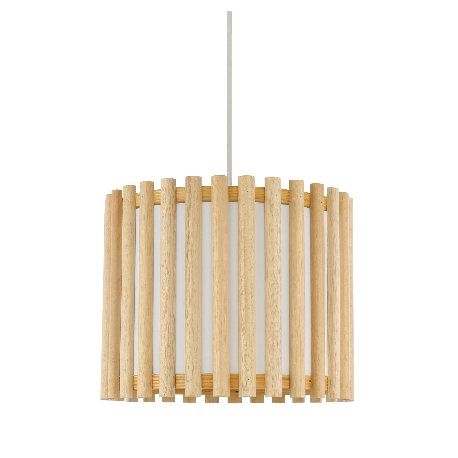Lamp Shade 295 x 240mm/60 Watt Natural & White