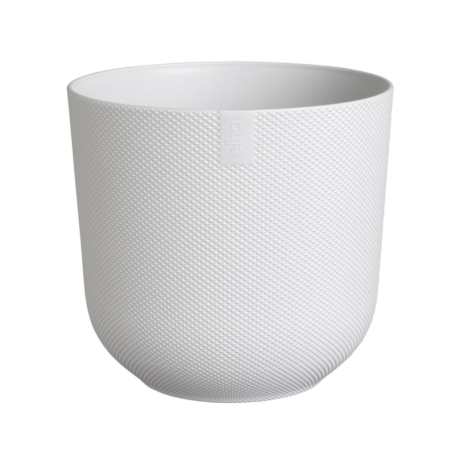Plastic Round Jazz Pot 260mm White
