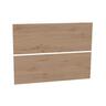Floor Standing Vanity Cabinet Handleless Drawer Front Set 900mm French Oak