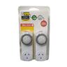 24 Hour Analogue Slim Design Timer - Twin pack Double Pole