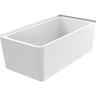 Varo Back to Wall Bath - Right Hand with Upstands 1520mm White