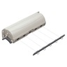 Retractable Clothesline 5 Line Off-White