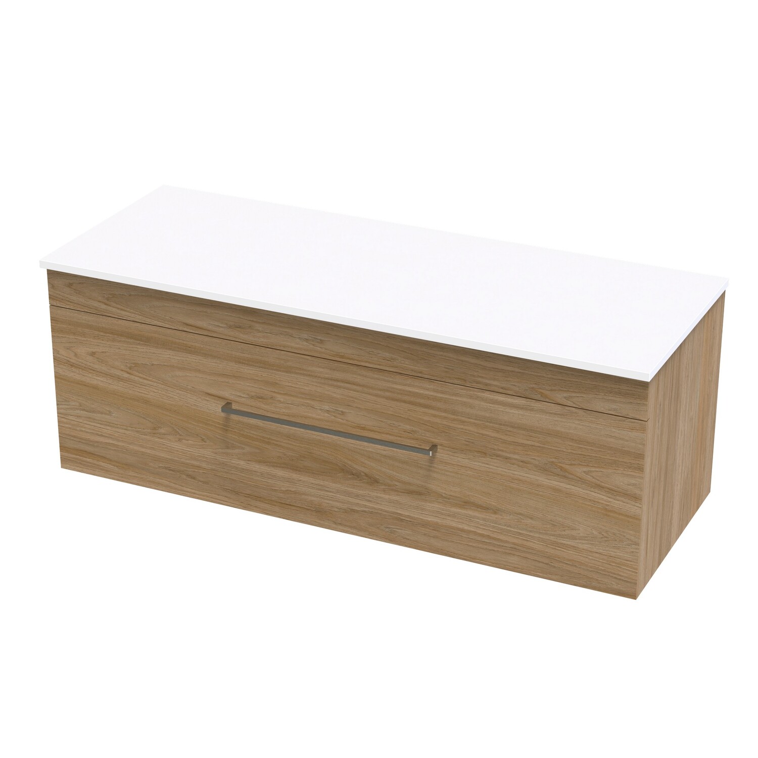 Cashmere Pro Single Drawer Double Bowl Wall Hung Vanity