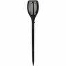Solar Path Flame Effect Light L: 120mm, W: 120mm, H: 600mm Black