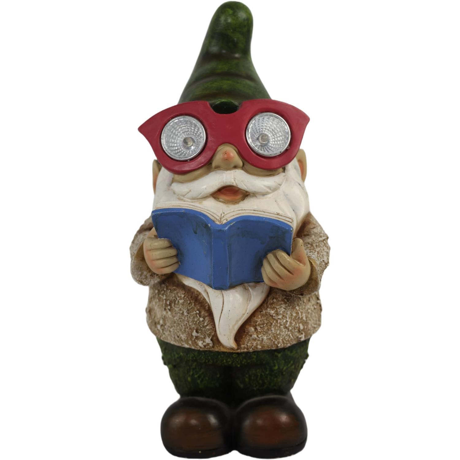 Garden Gnome Reading