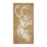 SmartScreen Stag Decorative Screen 900 x 1800mm Rust Steel
