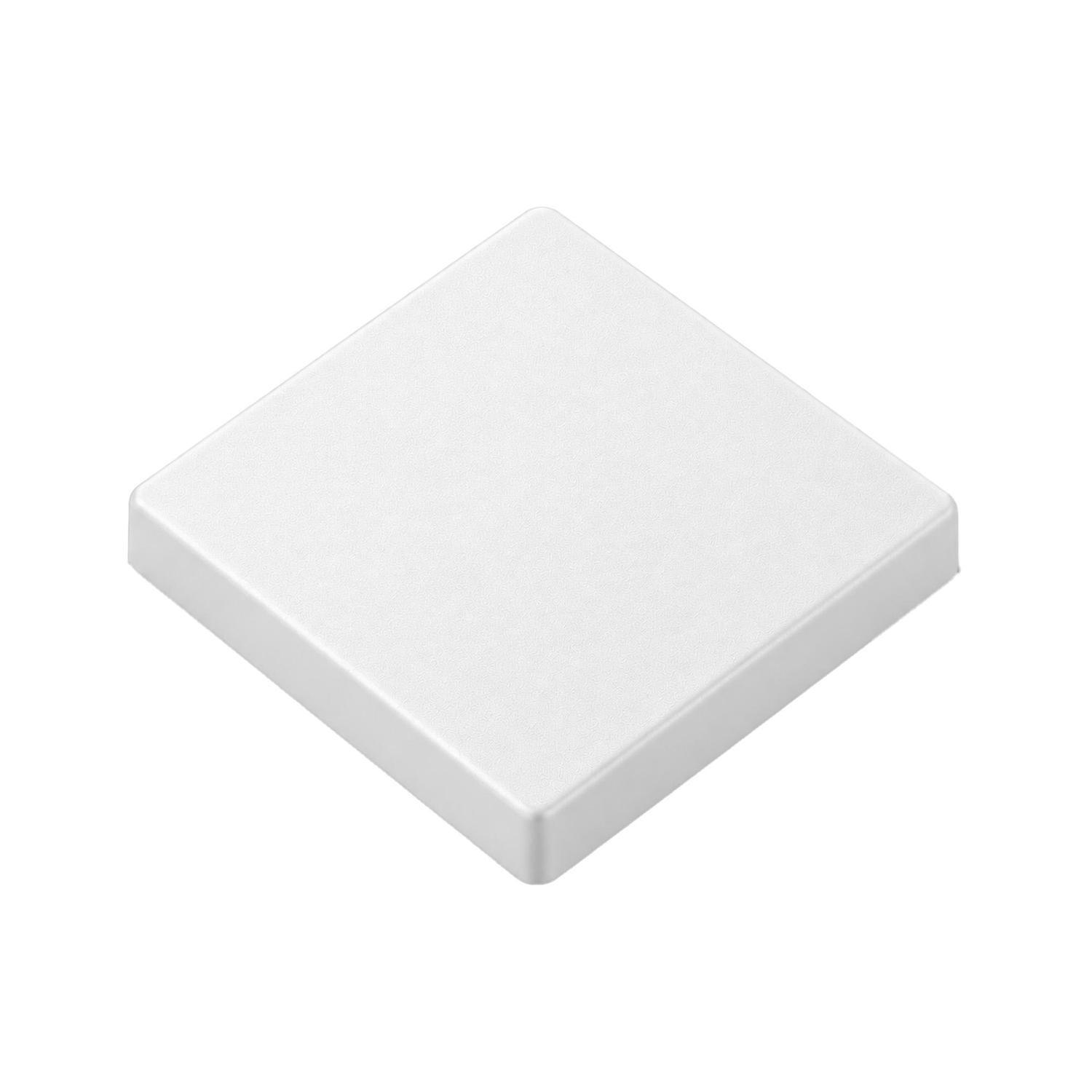 Valla Series 70mm Post Cap W:70mm x 70mm White