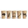 ECO Kiwiana Paper Cup 15 Pack 470ml Assorted Colours