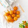 Metal Basket with Wooden Handles