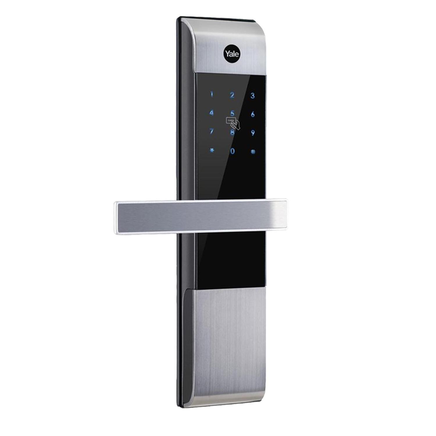 Digital Door Lock 70mm Backset Silver
